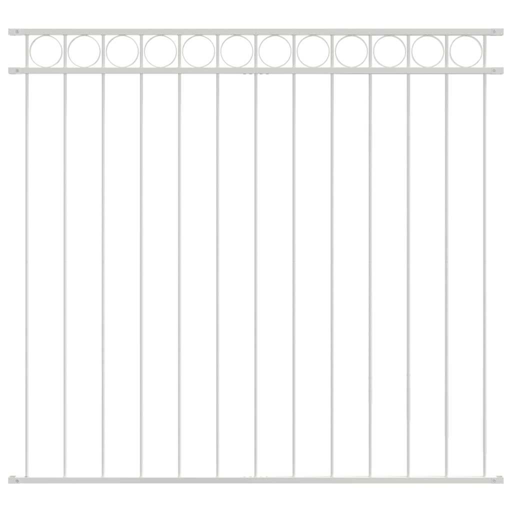 PANGIVO - Élément de clôture acier blanc 170 x 150 cm, Poids :8.25kg - PANGIVO - Image 2