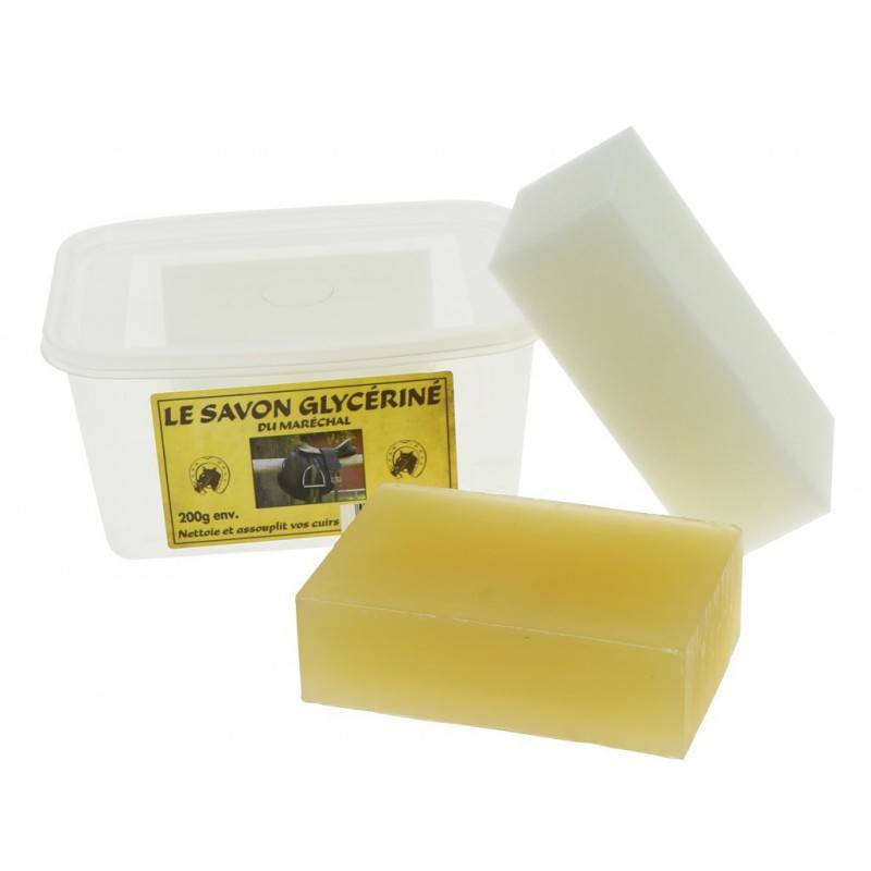 Savon Glycériné pour entretien des cuirs La Gamme Du Maréchal