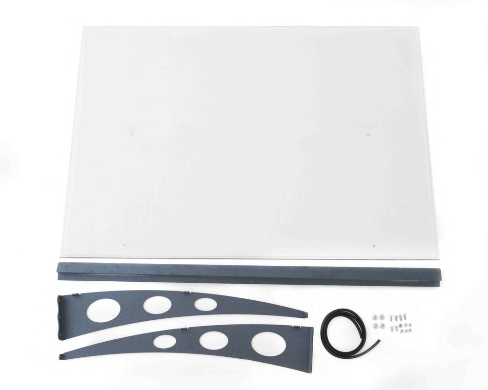 Canopia by Palram - Canopia Marquise de porte Garamond 135 x 90.5 cm Gris 135 X 90.5 - Imagen 4