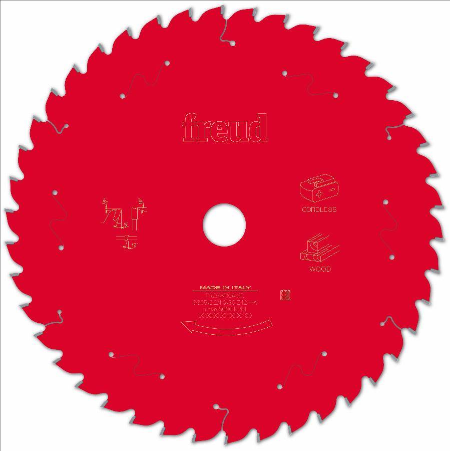 Lame pour scie circulaire portative sans fil FREUD - Ø305 2,2/1,6 AL30 Z42 BA 5° - F03FS10065 -FR29W004MC