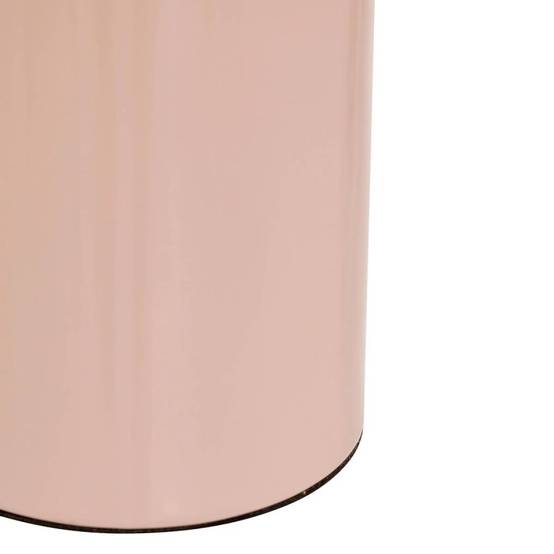 Lampe champignon H24,5 cm Lito métal rose pêche Atmosphera - Image 4