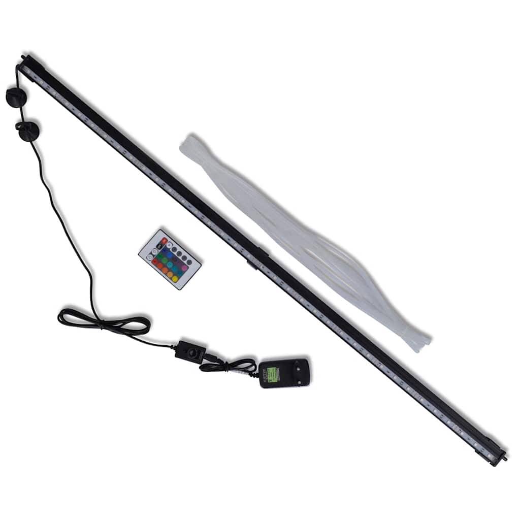 Éclairage LED Aquarium Submersible Effet Bulles et Ambiance Multicolore 94 cm - ComfortXL Outdoor Living - Image 1