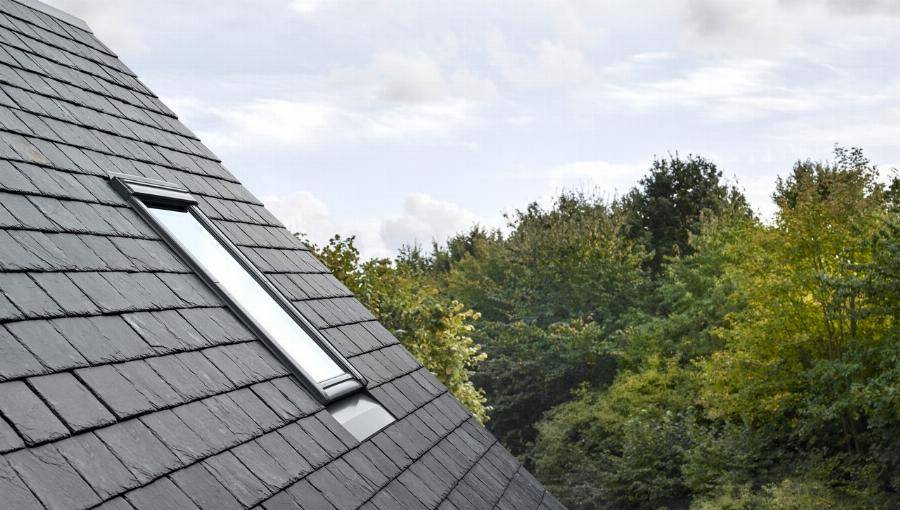 Raccord pour ardoises Gris VELUX 78x98 cm - encastré/ matériaux plats jusqu'à 8 mm - EDN MK04 0000 - Image 3