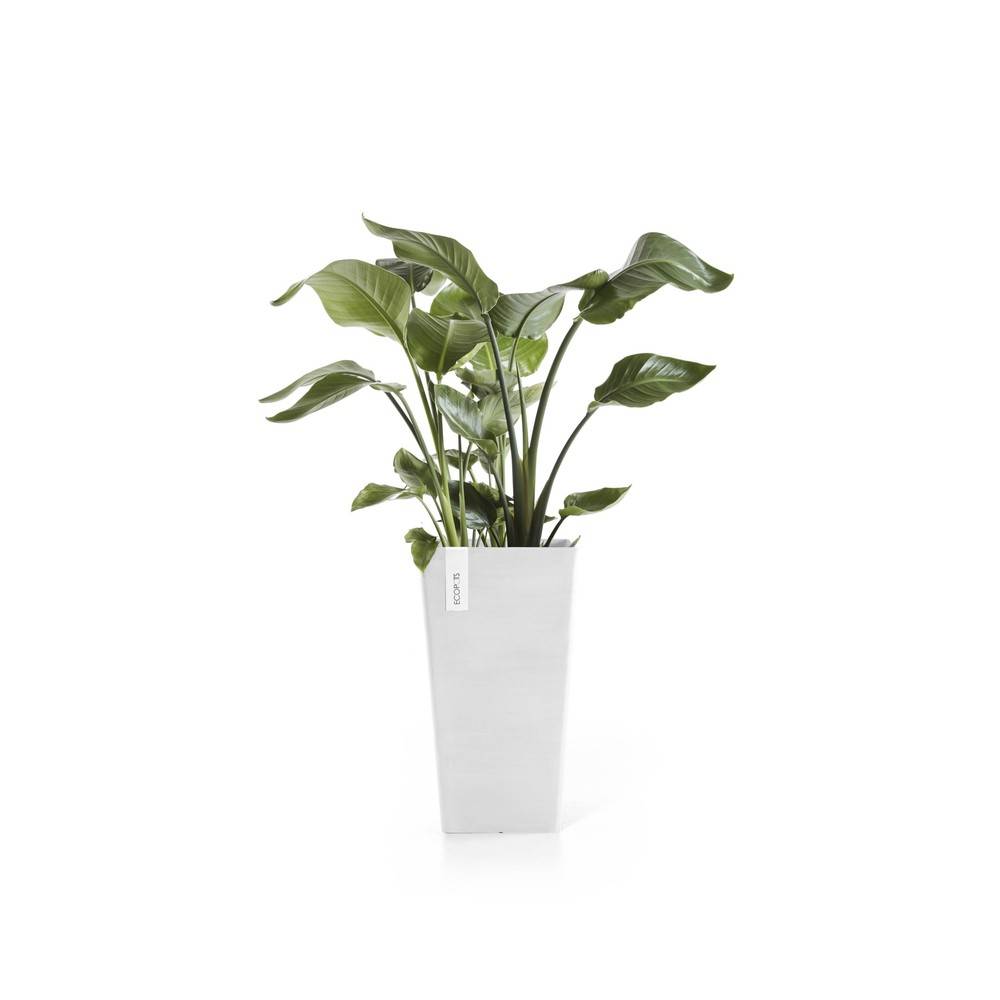 Ecopots - Pot Rotterdam Mid High 56 Pure White ECOPOTS - Imagen 2