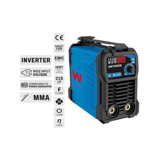 Poste à Souder 15-160A Soudeuse Inverter MMA ANTARES 160 IGBT Electrodes Ø1,6 à 4,0 mm Awelco - Image 3