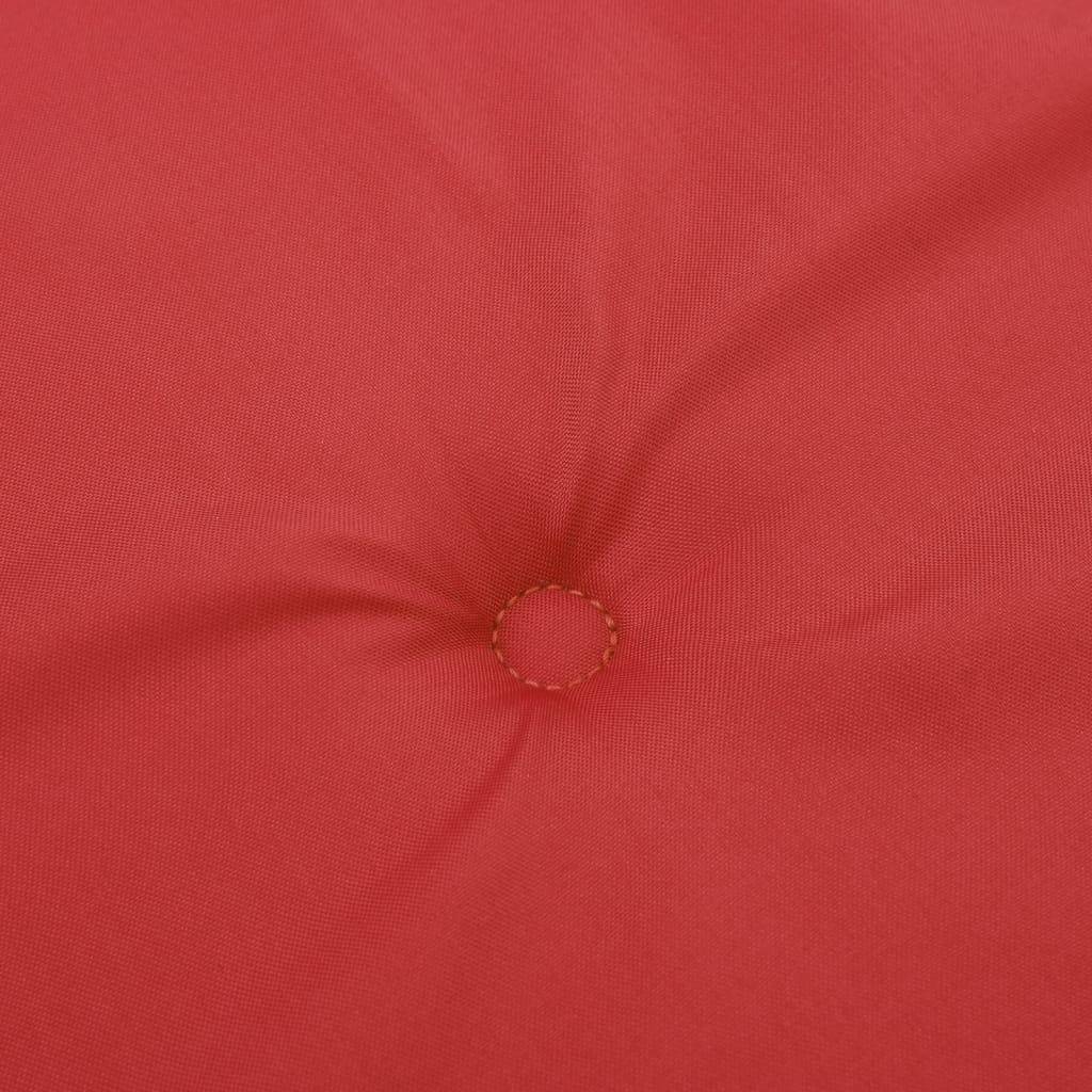 PANGIVO - Coussins de chaise de jardin dossier bas polyester rouge 100 x 50 x 3 cm - PANGIVO - Image 8