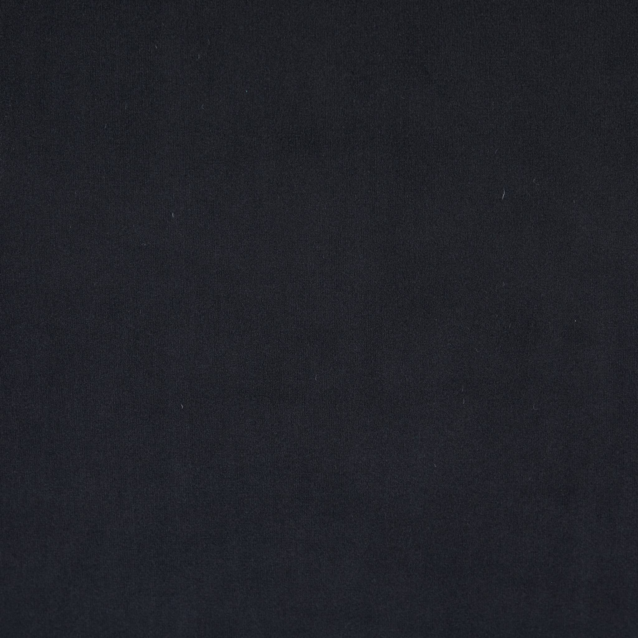 sweeek - Fauteuil scandinave bois d'hévéa teinté noyer et tissu velours noir | sweeek - Image 5