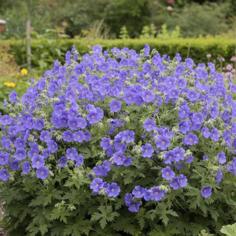 Géranium vivace de l'Himalaya à fleurs Bleue/ - feuillage Persistant - Godet - 5/20 cm - Image 1