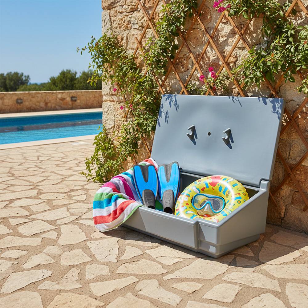 Coffre de jardin 50l-plast'up rotomoulage - Imagen 3
