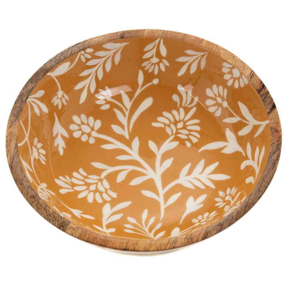 Amadeus - Saladier en bois de manguier 25 cm Capucine - Imagen 2