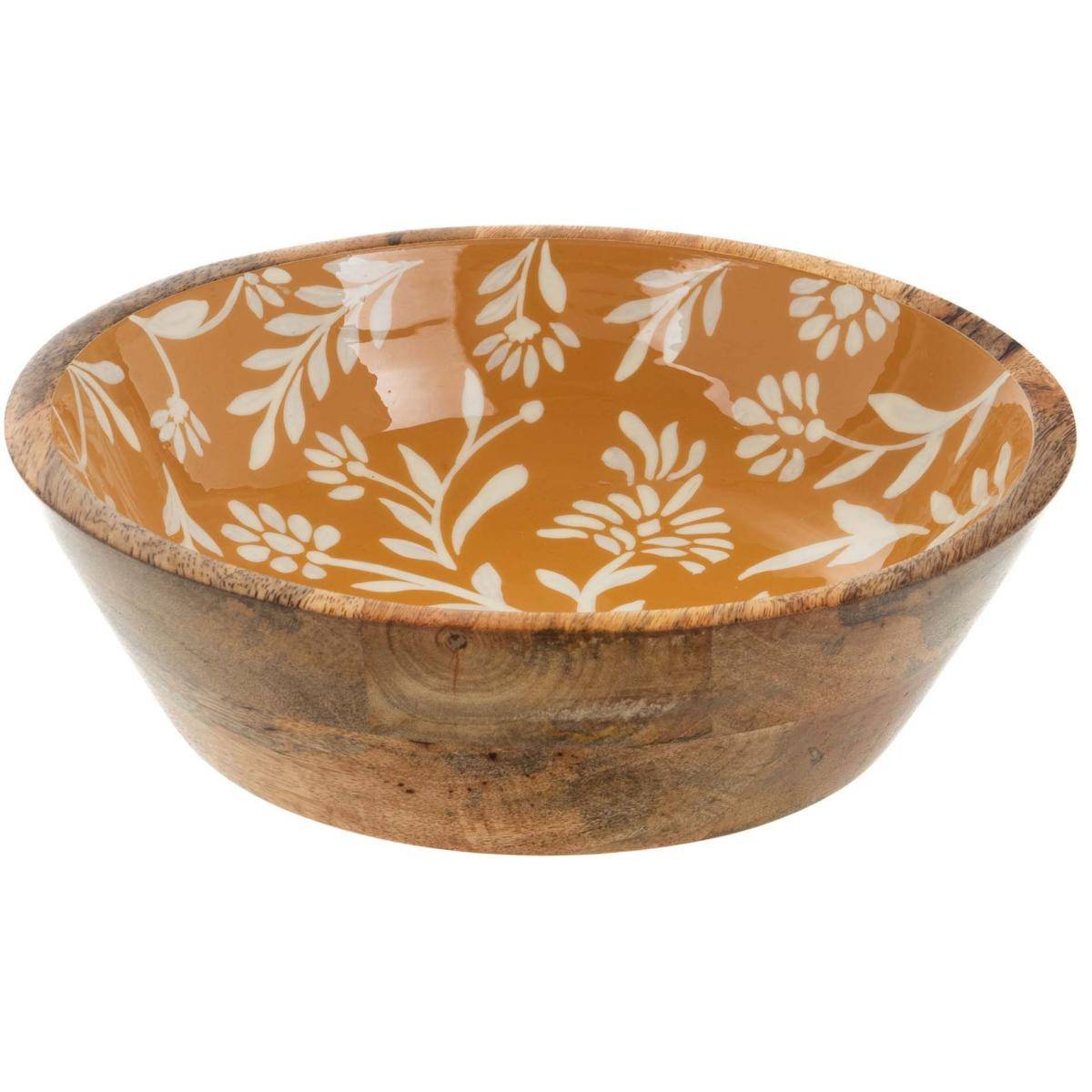 Amadeus - Saladier en bois de manguier 25 cm Capucine - Imagen 1
