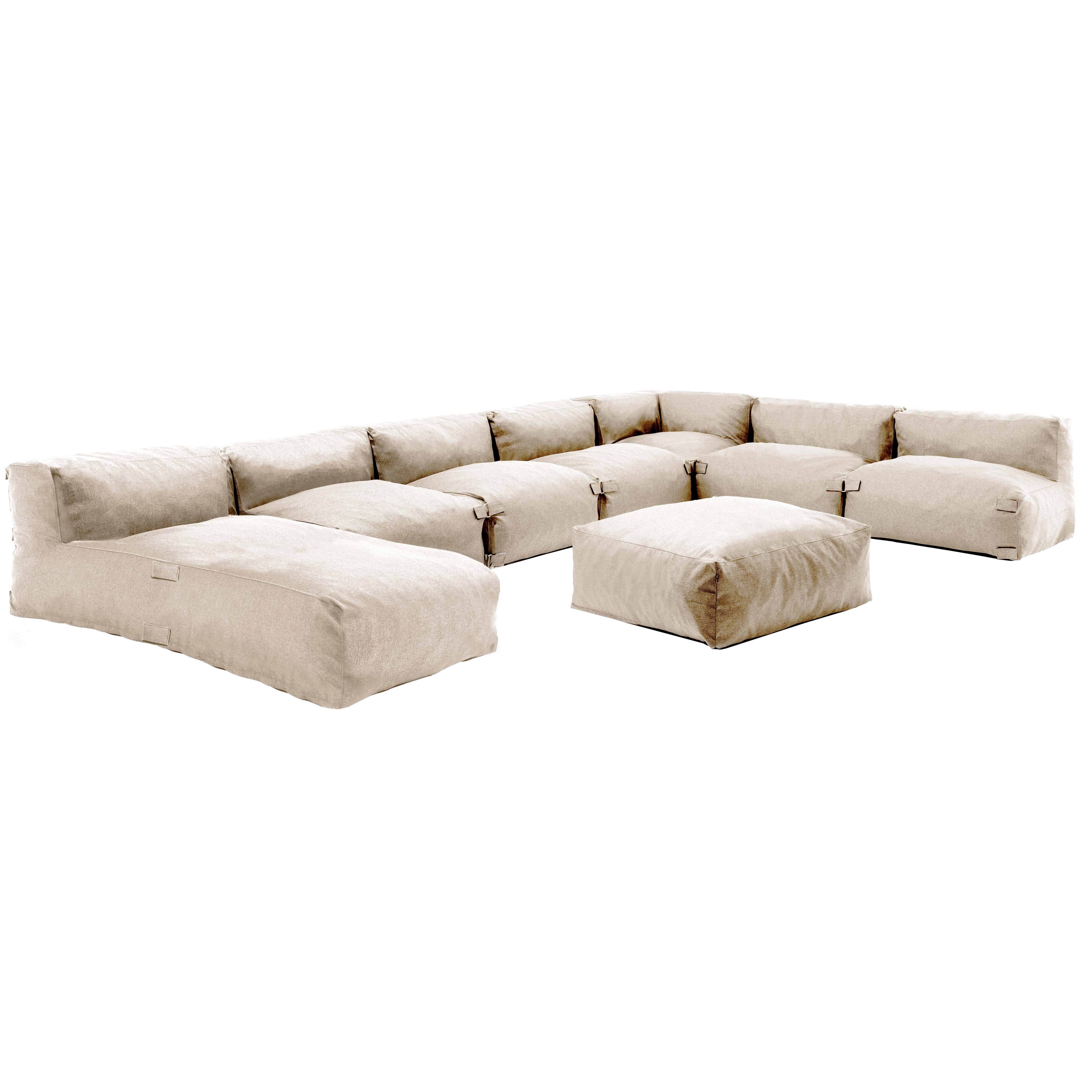 Oviala - Salon de jardin modulable 8 places beige Mixi - Oviala - Image 2