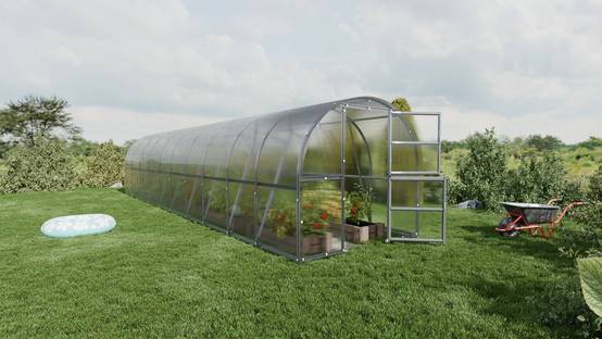 KLASIKA GREENHOUSES - Serre KLASIKA BALTIC LT 3 x 12 m (36 m²), 6 mm avec revêtement en polycarbonate - Image 1