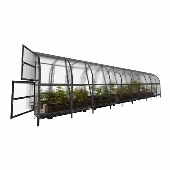 KLASIKA GREENHOUSES - Serre KLASIKA BALTIC LT 3 x 12 m (36 m²), 6 mm avec revêtement en polycarbonate - Image 4
