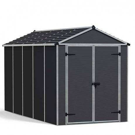Canopia - Canopia Abri de jardin Rubicon 7m² Gris - Imagen 7