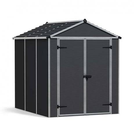 Canopia - Canopia Abri de jardin Rubicon 7m² Gris - Imagen 5