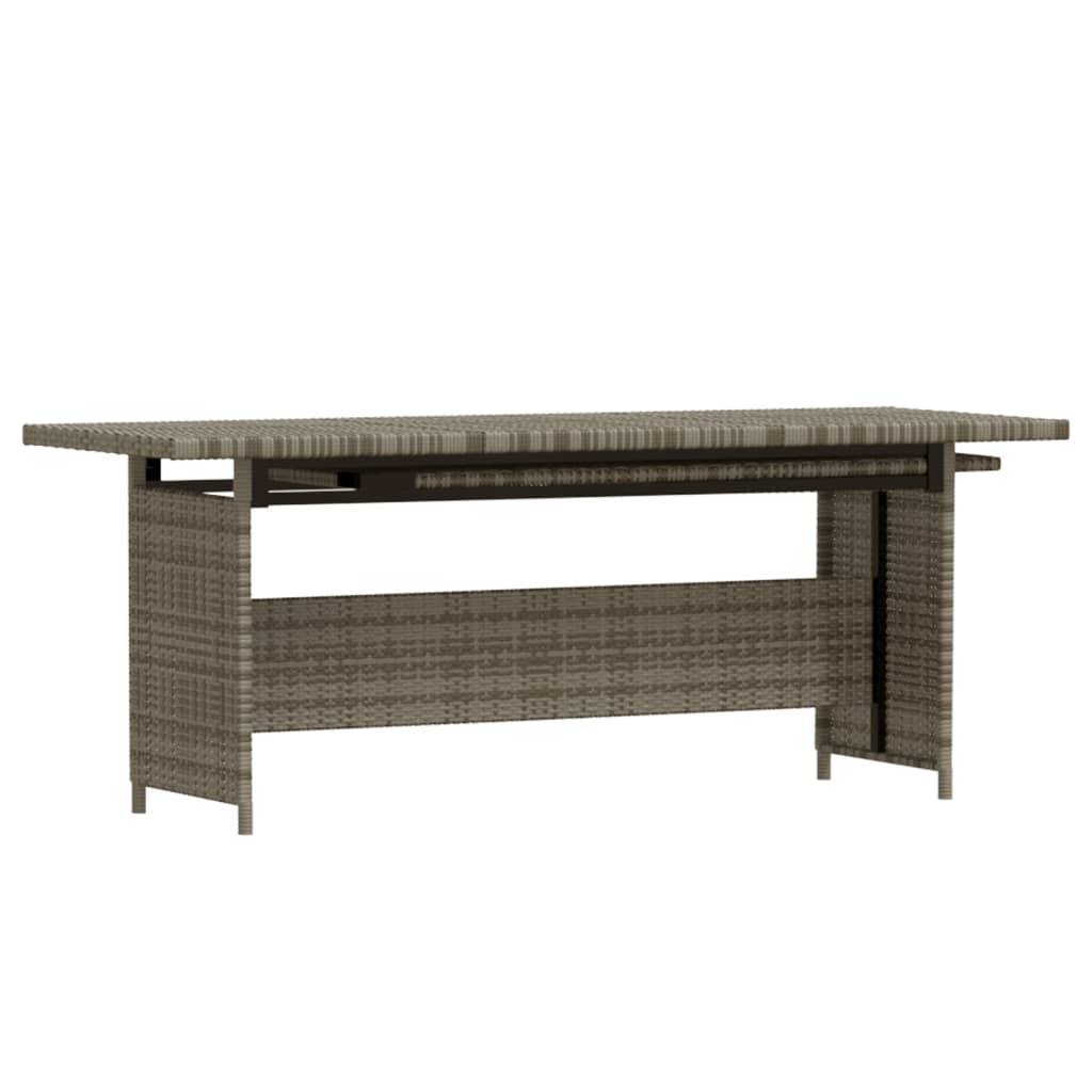 Vidaxl - Salon de jardin 7 pcs avec coussins résine tressée gris vidaXL 3098170 - Imagen 6