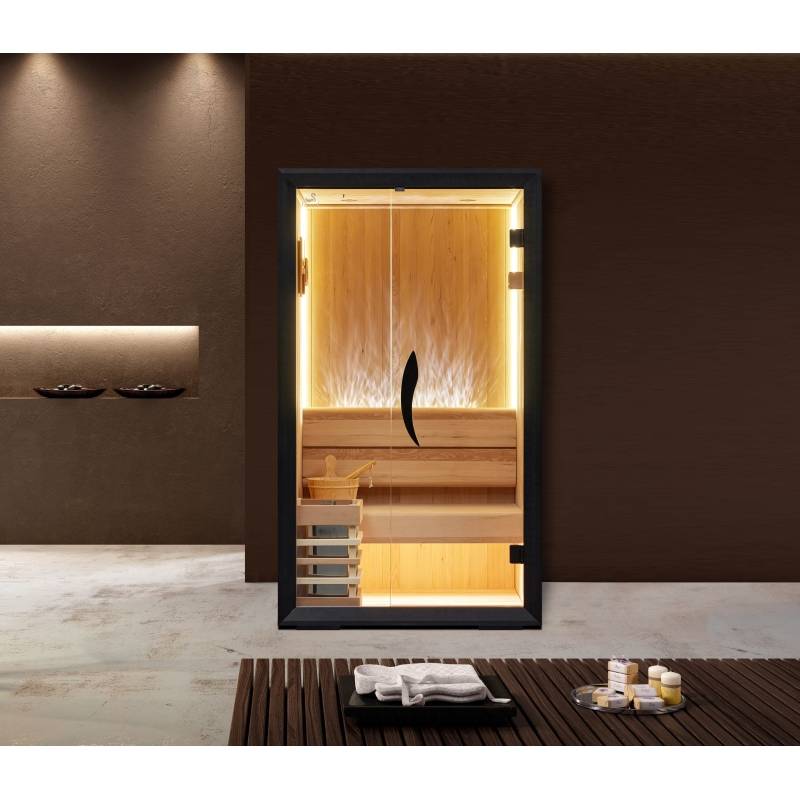 Sauna traditionnel Boreal® CELEST 120 - 1 à 2 places - 120x120x190 cm