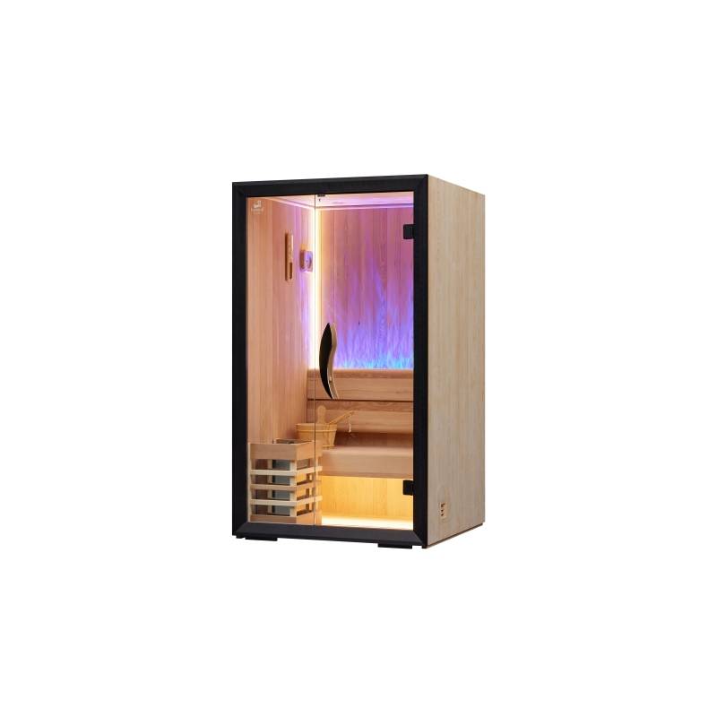 Sauna traditionnel Boreal® CELEST 120 - 1 à 2 places - 120x120x190 cm - Image 2