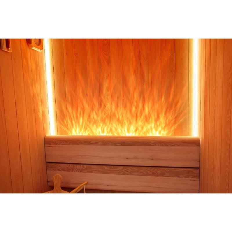 Sauna traditionnel Boreal® CELEST 120 - 1 à 2 places - 120x120x190 cm - Image 5