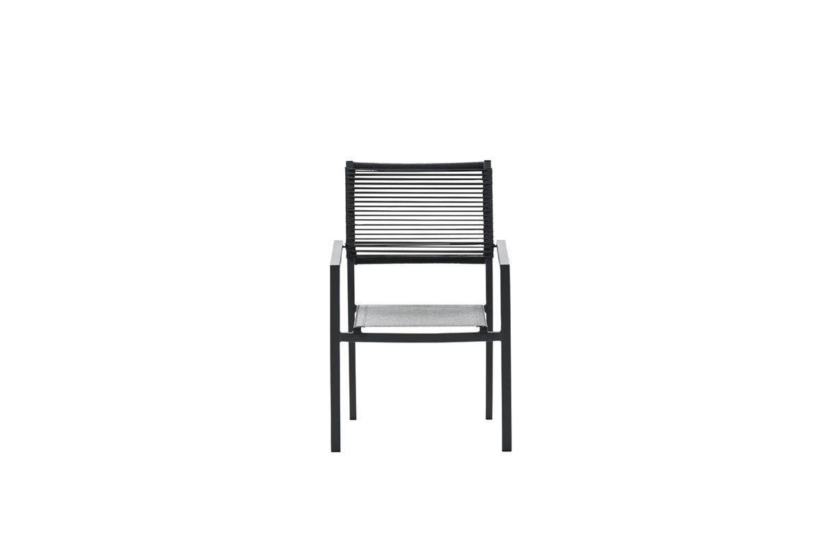 Garden Impressions - Star dining fauteuil - noir carbone - noir corde - Imagen 4