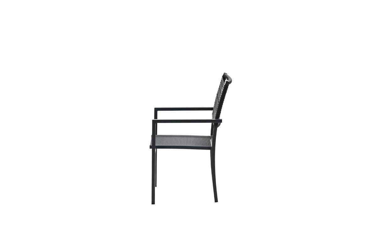 Garden Impressions - Star dining fauteuil - noir carbone - noir corde - Imagen 2