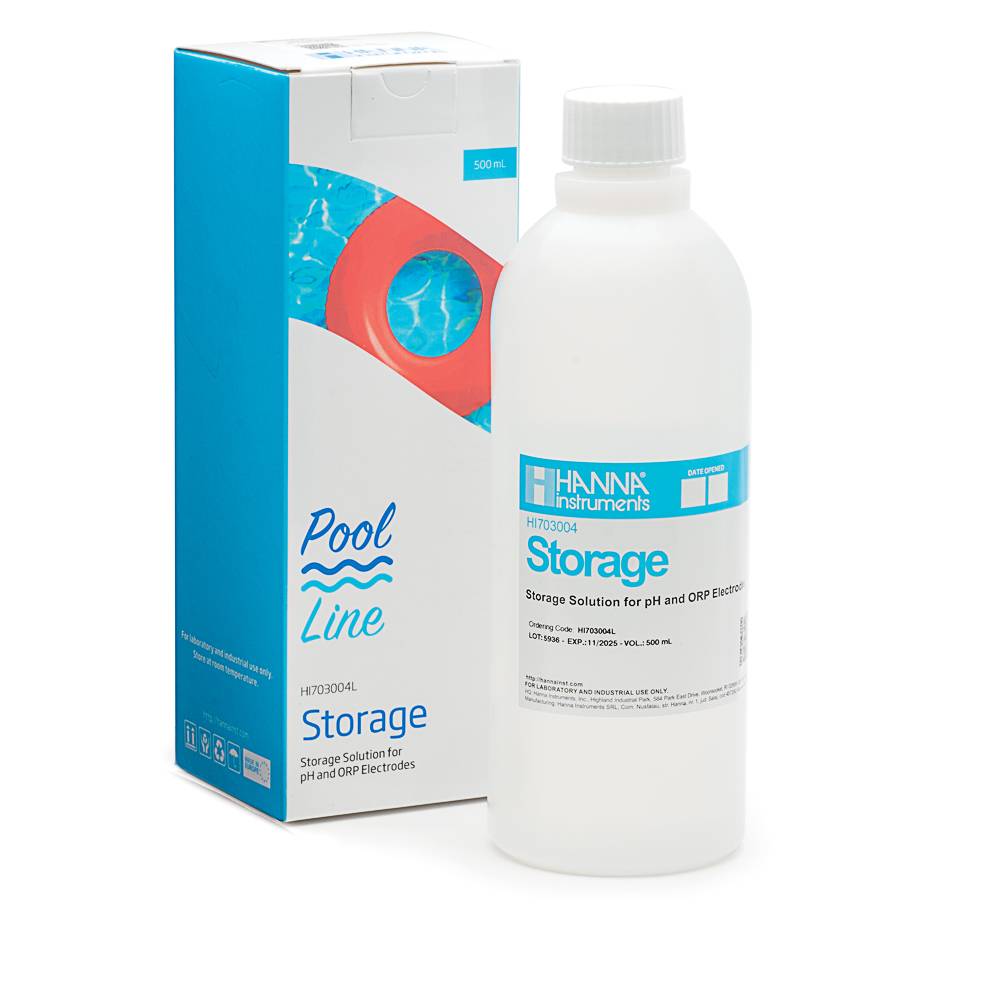 Solution de conservation pour électrodes, bouteille 500 ml HI703004L Hanna Instruments
