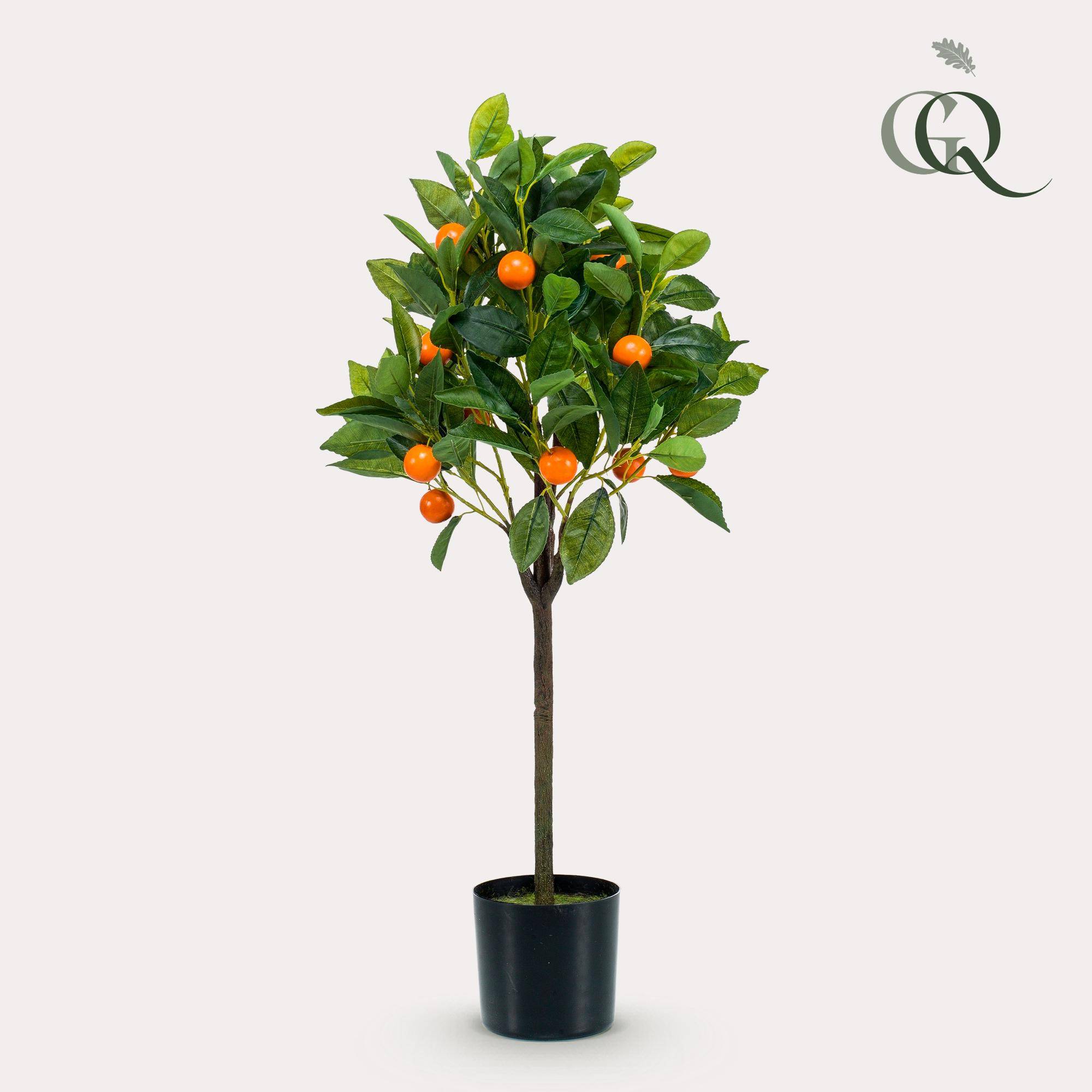 Oranger Artificiel Citrus Sinensis Déco Intérieur Véranda Réaliste 75 cm - ComfortXL Green Living - Image 1