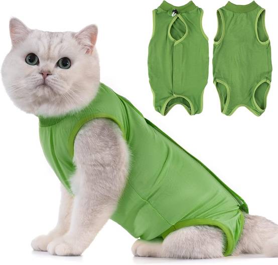 Combinaison de Récupération pour Chat Anti Léchage Vache S