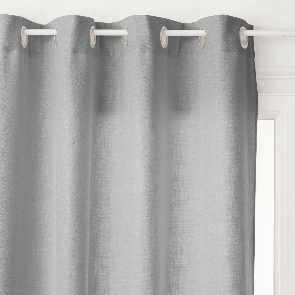 Atmosphera - Rideau "Leon" gris 140x260cm - Atmosphera Créateur d'intérieur - Imagen 2