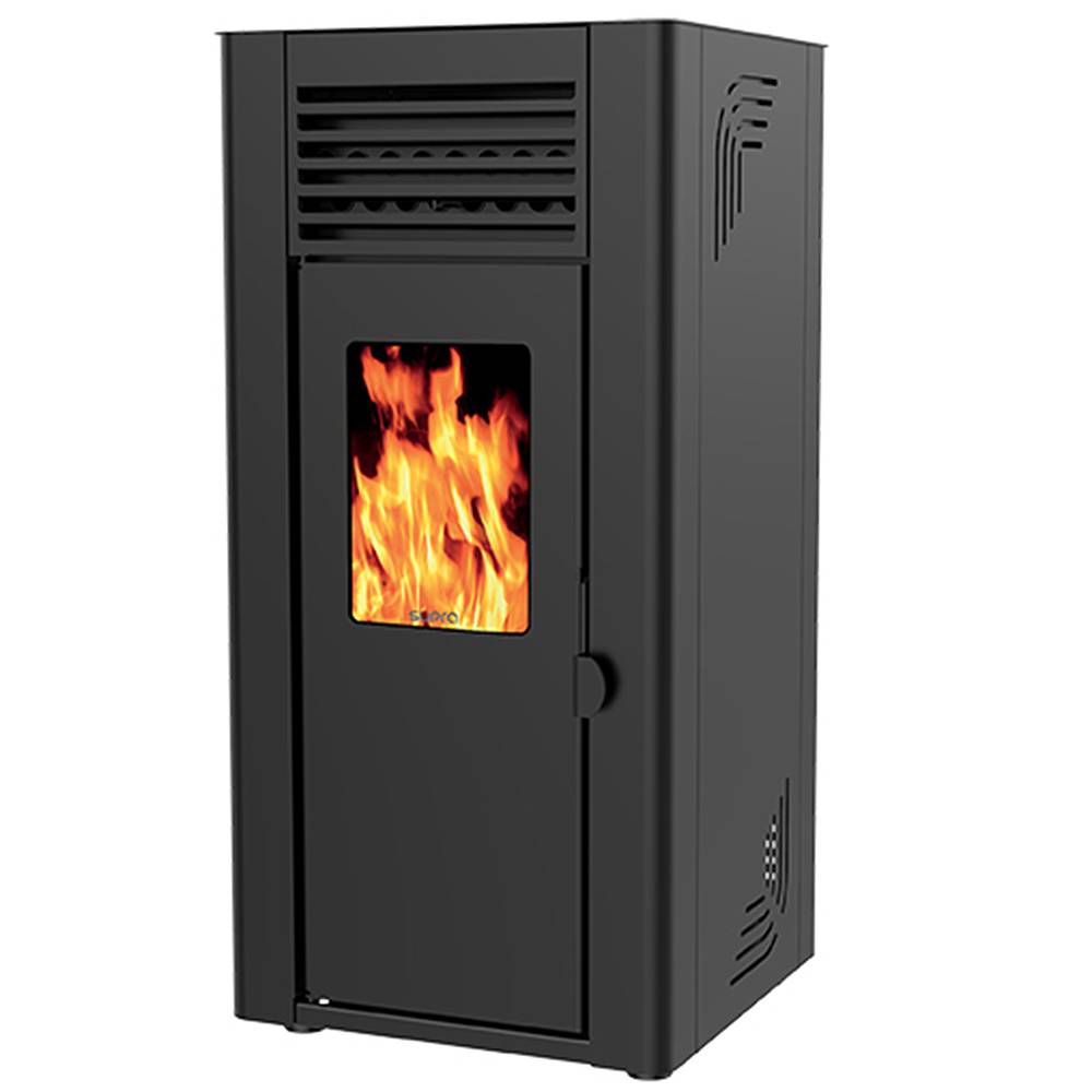 Supra - Poêle à granulés de bois 10kw noir ORPHEE 10 NOIR Supra - Imagen 1