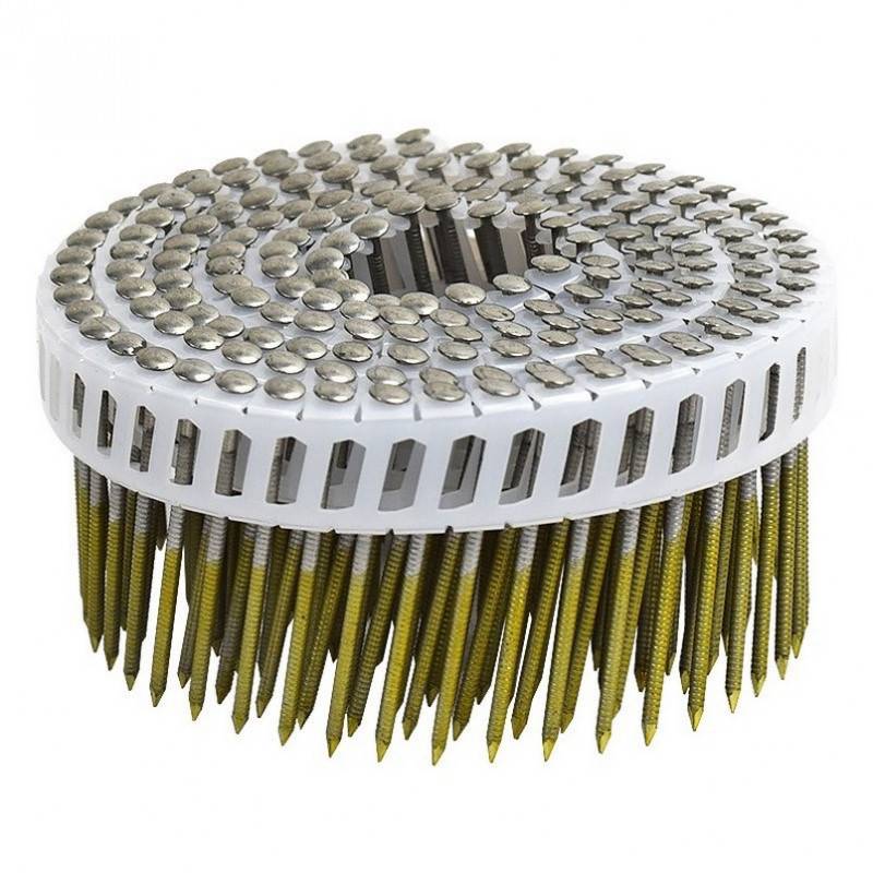 Arca - Pointes rouleaux plat fil PVC - 16° - 2.6x55 mm - Annelées Inox - Boite de 5250 - ARCA - SPRS2655AITB - Imagen 1