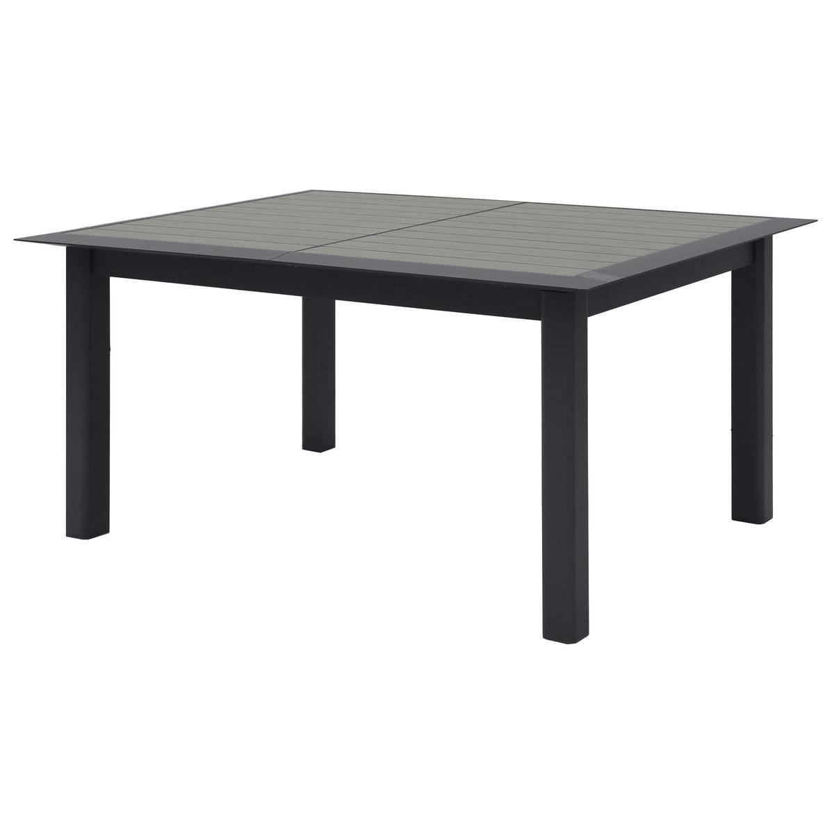 Hesperide - Table de jardin extensible "Allure" effet bois muscade & graphite 10 places en aluminium traité époxy Hespéride - Imagen 2