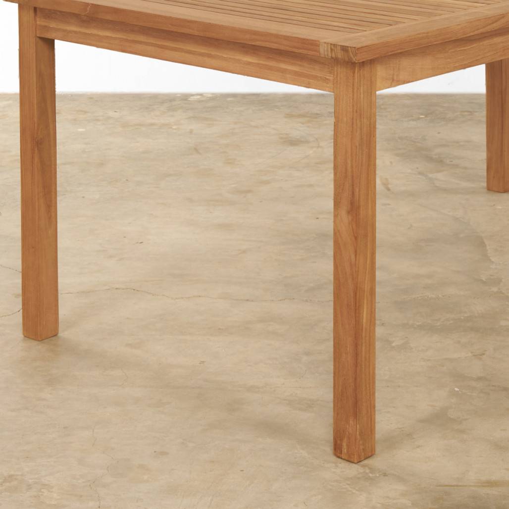 Table de jardin en teck massif 150 Frida - Image 7
