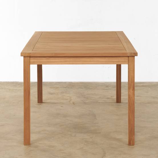 Table de jardin en teck massif 150 Frida - Image 5