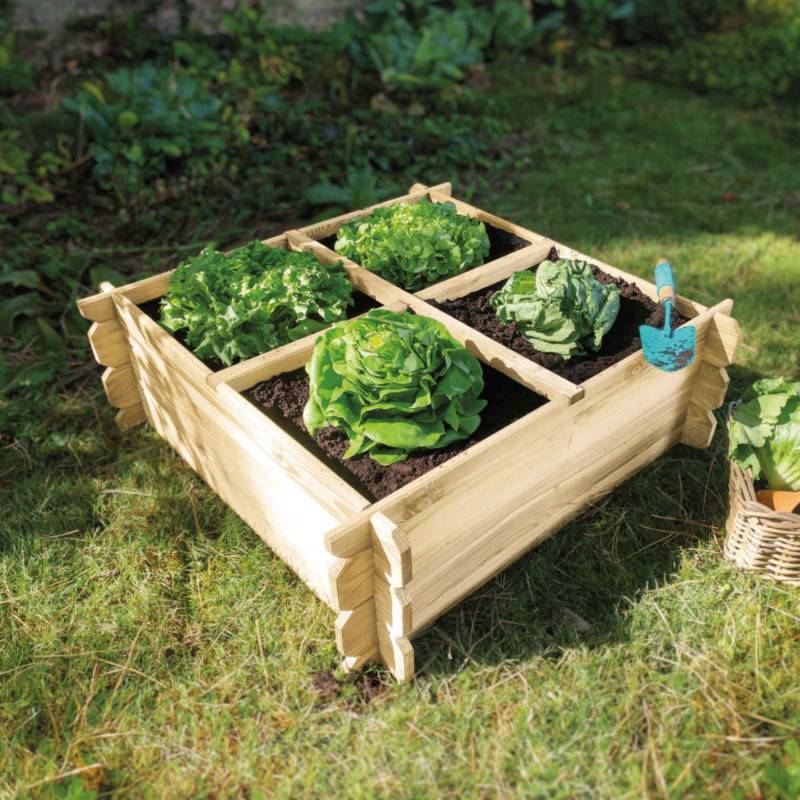 Forest Style - Carré Potager au Sol 100 x 100 x 27cm 203L Basil - Imagen 6