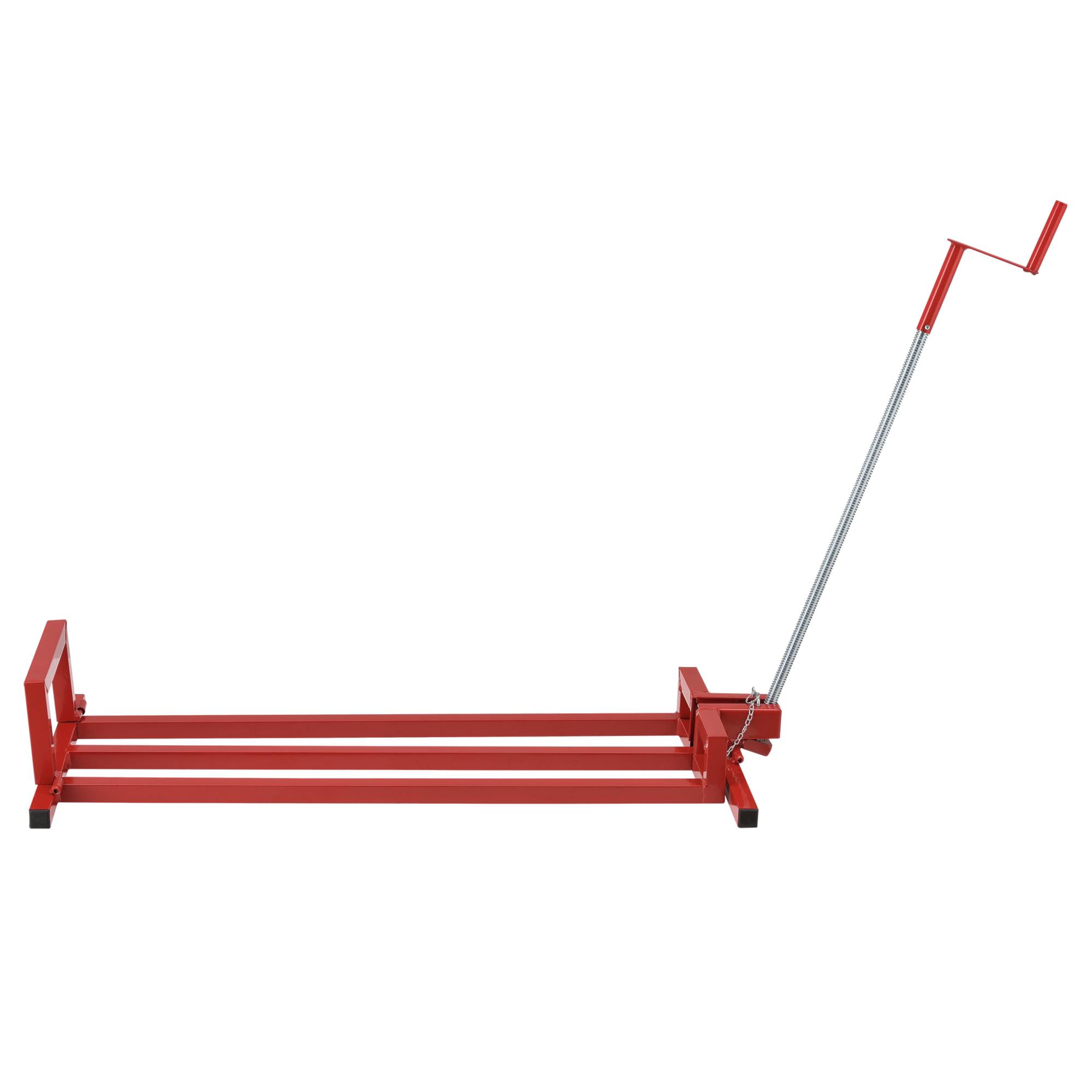 Pro.Tec - Lève-Tondeuse avec Manivelle Capacité de Charge Jusqu'à 400 kg Acier Rouge [pro.tec] - Imagen 5