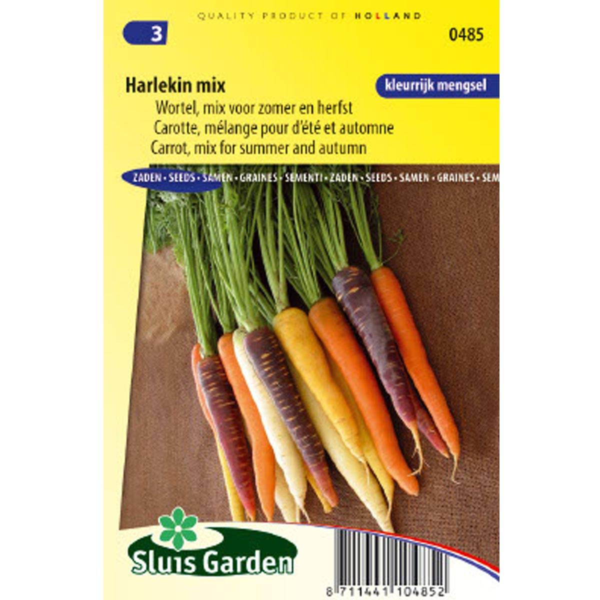Carotte Harlekin mix le sachet de 400 ? 500 graines environ (0,5g)