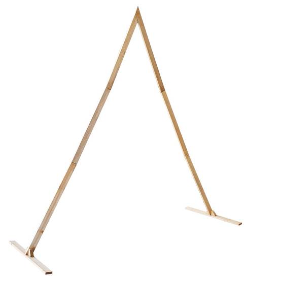 Grande arche de jardin en bois de pin pour cérémonie et plantes 202x95x254 cm - ComfortXL Outdoor Living - Image 5
