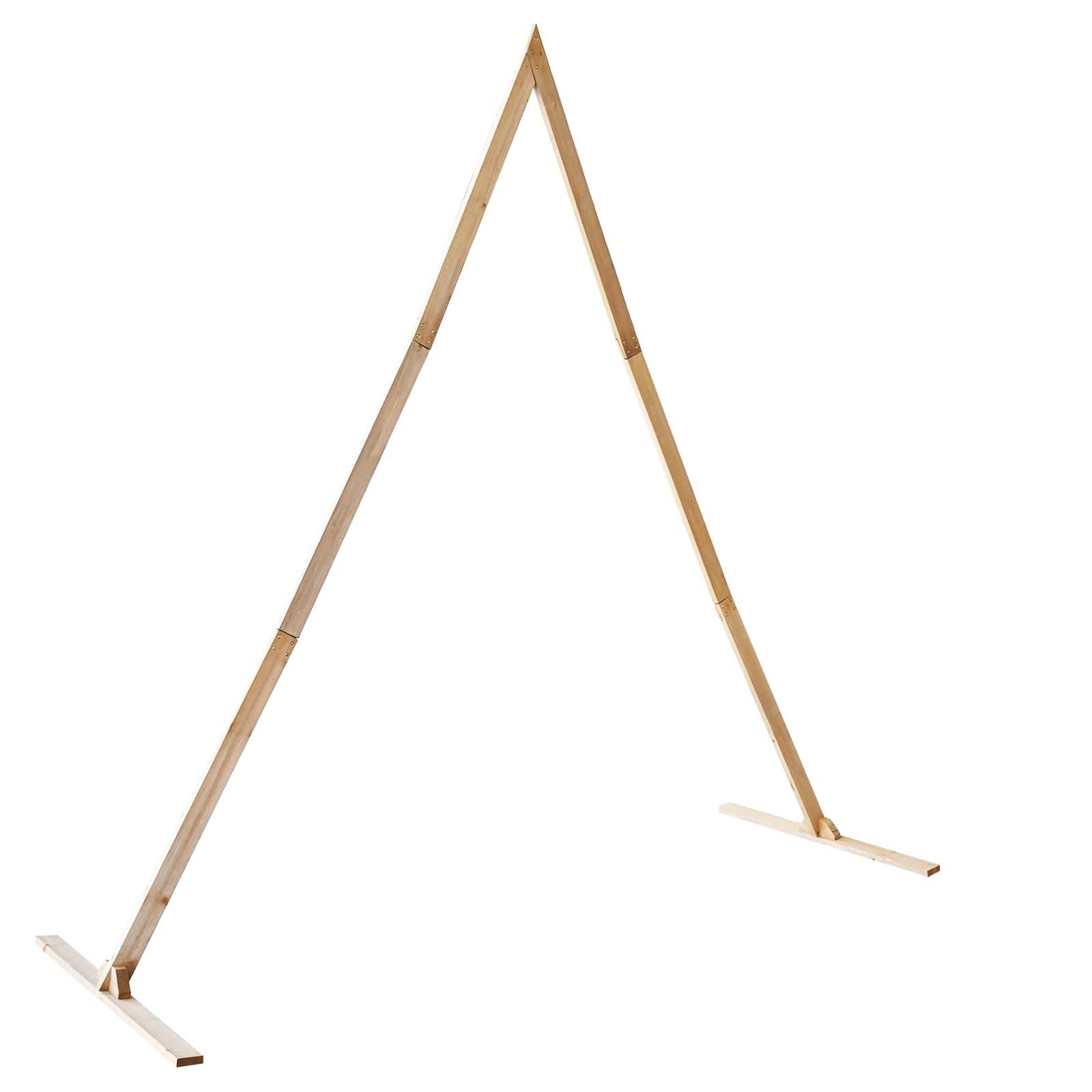 Grande arche de jardin en bois de pin pour cérémonie et plantes 202x95x254 cm - ComfortXL Outdoor Living - Image 5