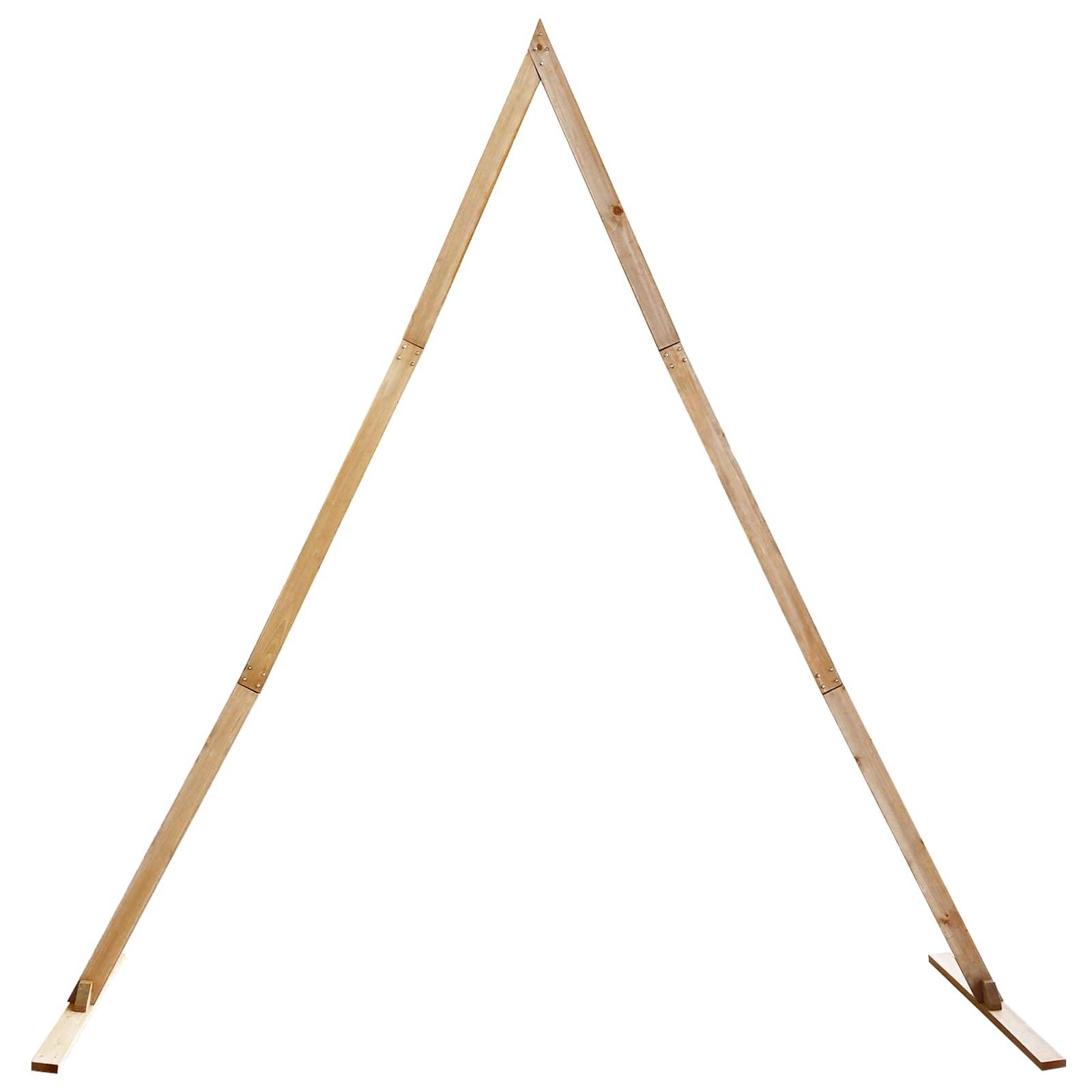 Grande arche de jardin en bois de pin pour cérémonie et plantes 202x95x254 cm - ComfortXL Outdoor Living - Image 2