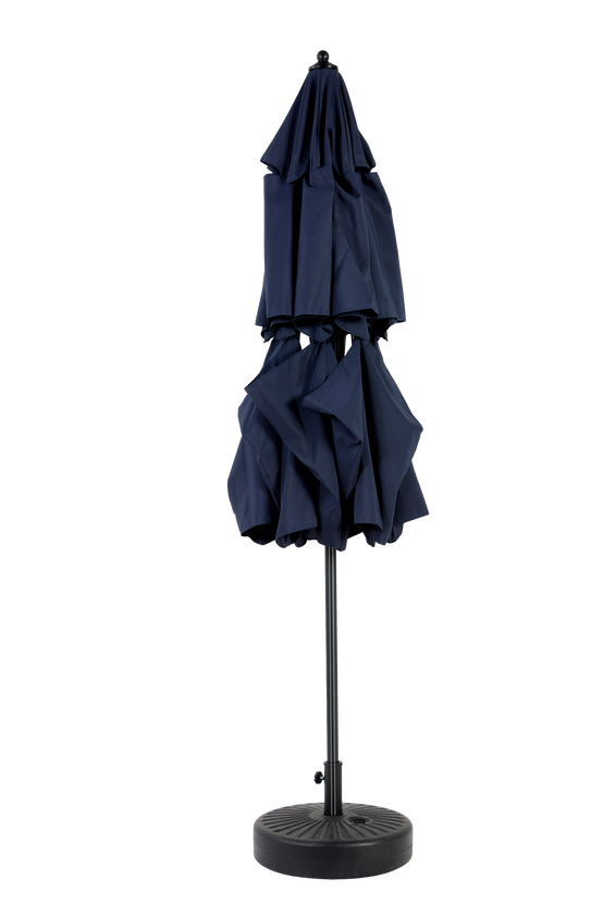 Aluminium 10ft 3 Tier Auto-tilt Umbrella (Navy Blue) (No Base) - Image 5