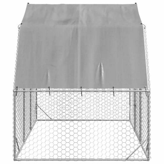 Poulailler acier argent 2,5 x 2 x 2,25 m - Prolenta premium p3130.2 - Image 4