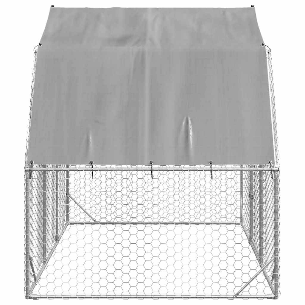 Poulailler acier argent  2,5 x 2 x 2,25 m  - Prolenta premium p3130.2 - Image 4