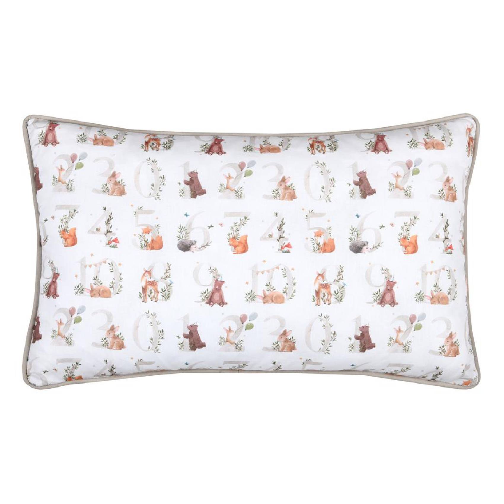 Lovely Casa - Coussin rectangulaire enfant animaux de la forêt - LOVELY CASA - Imagen 1