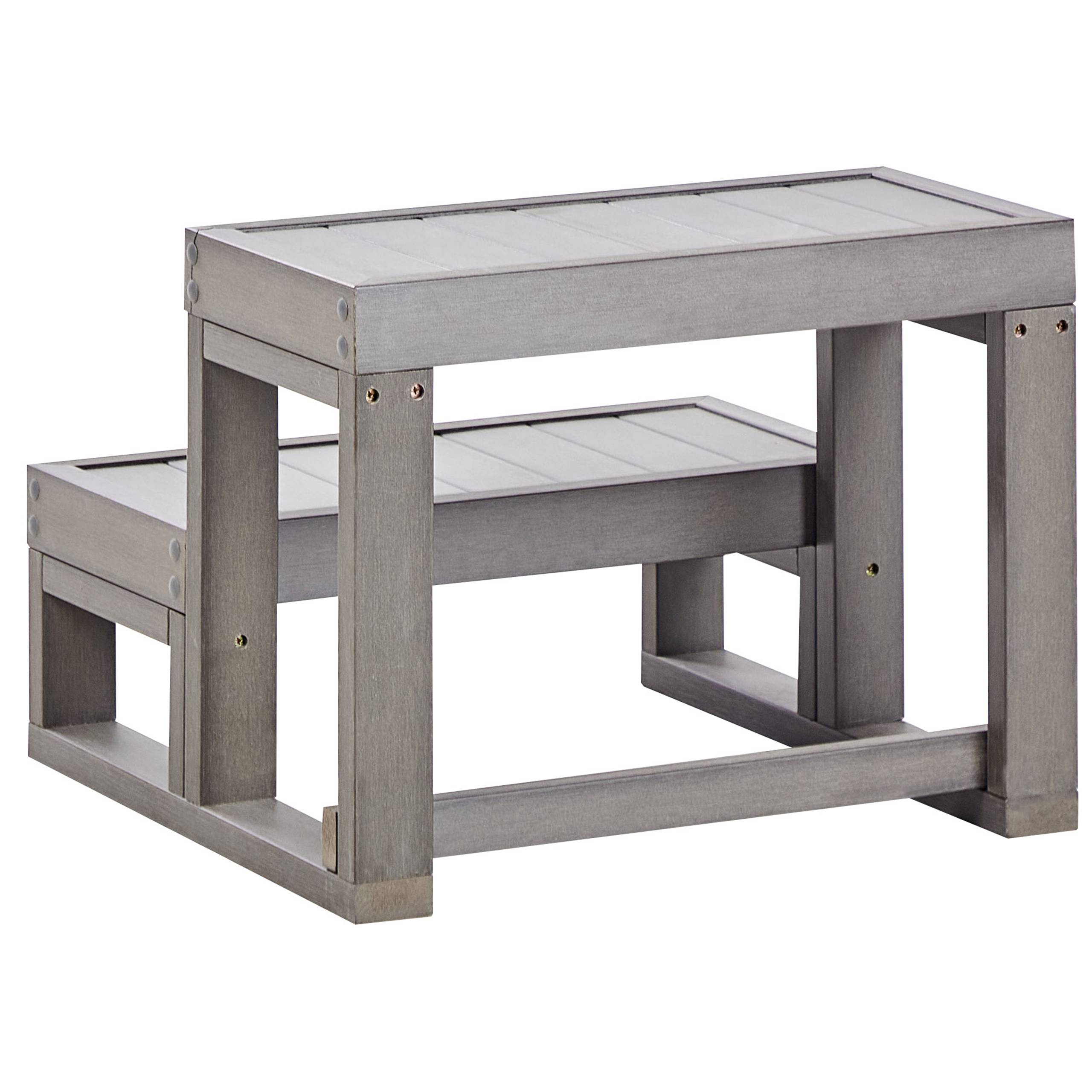 Beliani - Bain à remous d'extérieur Matière synthétique Gris LIMAY - 57x54x42- Beliani - Image 5