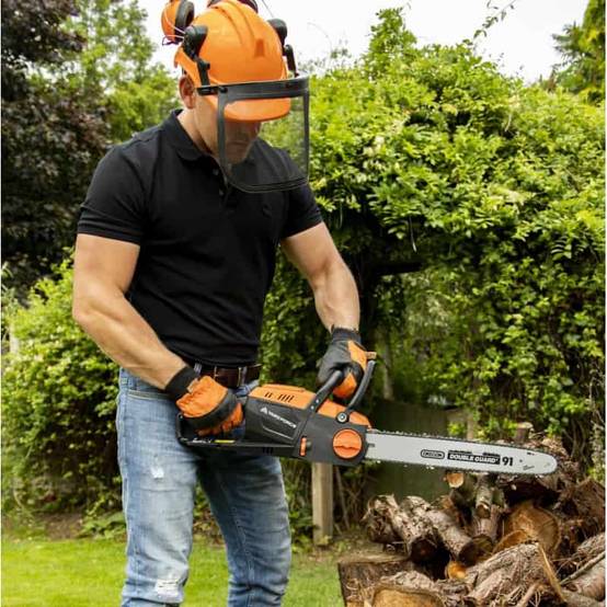 Tronçonneuse sans fil 40V avec guide chaîne oregon de 35cm Yard Force LS G35 - Image 8