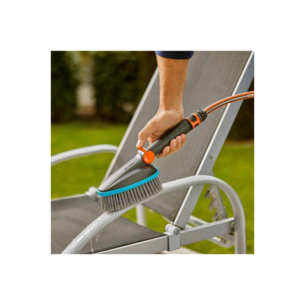 Gardena - Brosse de lavage à main M souple réglable Gardena - Imagen 6