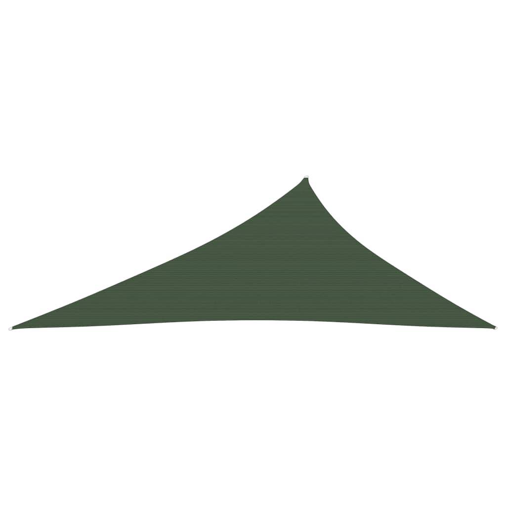 Helloshop26 - Voile toile d'ombrage parasol 160 g/m² PEHD 4 x 5 x 6,8 m vert foncé - Imagen 1