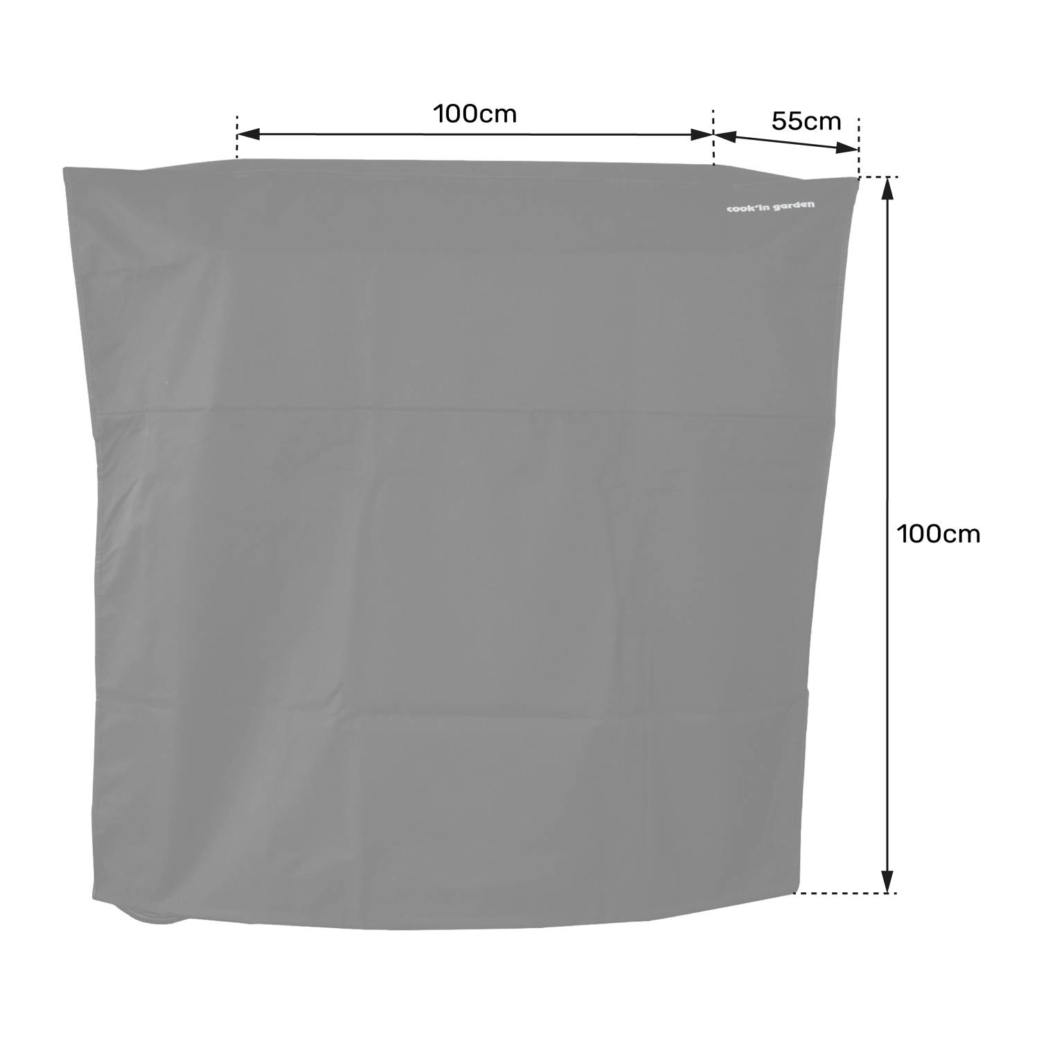 Housse pour barbecue - L 100 x l 50 x H 100 - Rectangulaire - Image 4